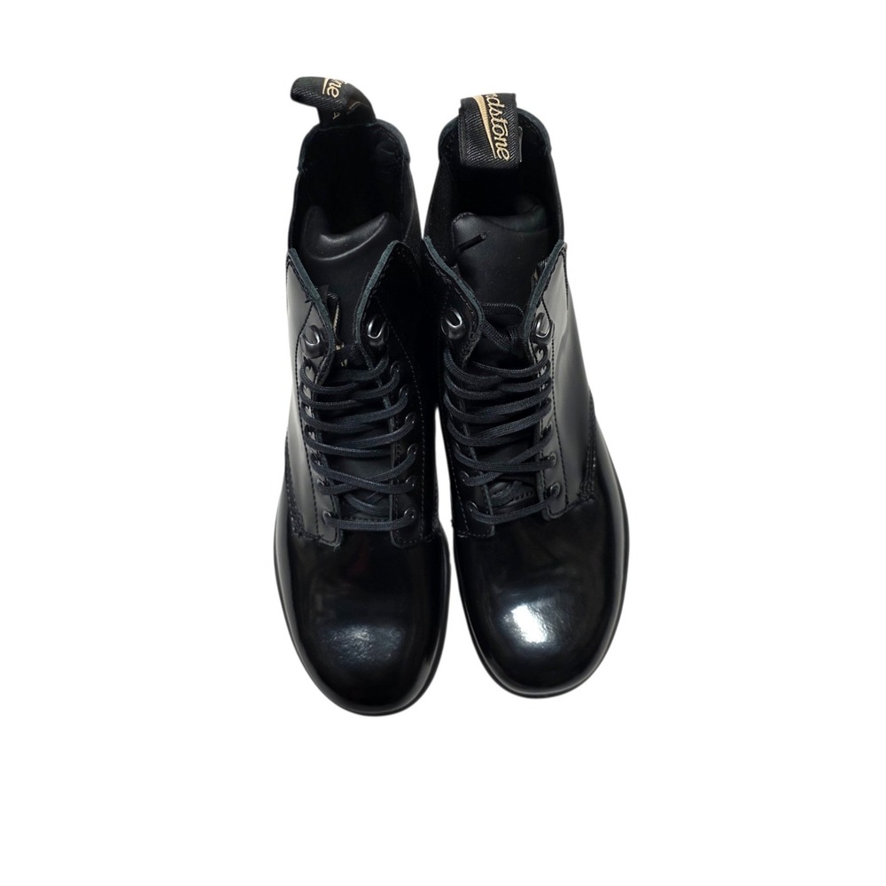 Blundstone 1583 Lace-Up Boots Women 7.5 Black Leather Heritage Series Ankle NEW - Picture 9 of 12